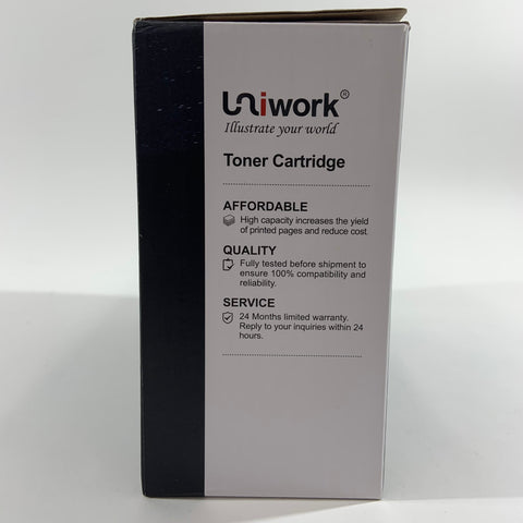 New Uniwork 78A 2 Pack Premium Toner Cartridge X003AYFIXN Black Toner Cartridge