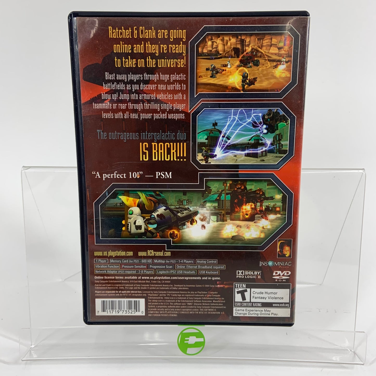 Ratchet & Clank Up Your Arsenal (Sony PlayStation 2 PS2, 2004)