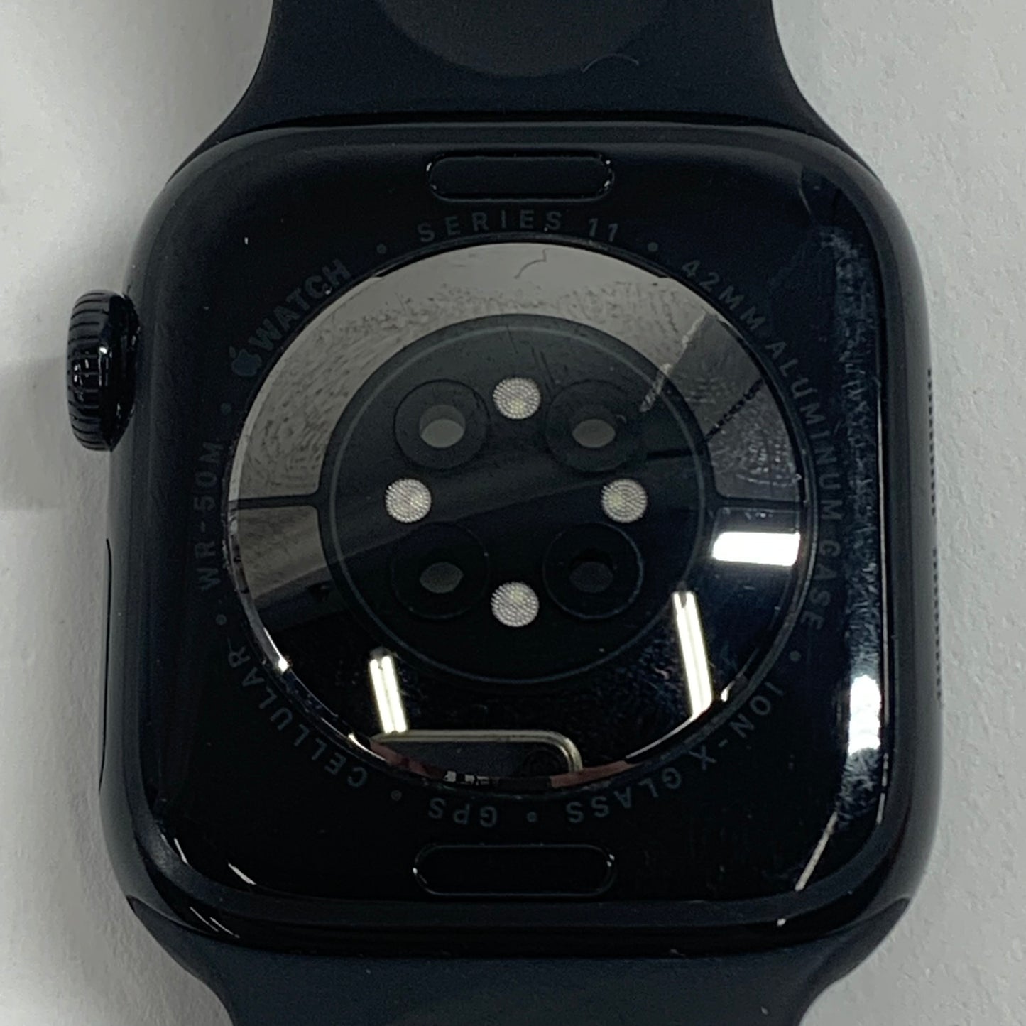 Unlocked Apple Watch Series 11 42MM Jet Black Aluminum Black Sport Band WARRANTY