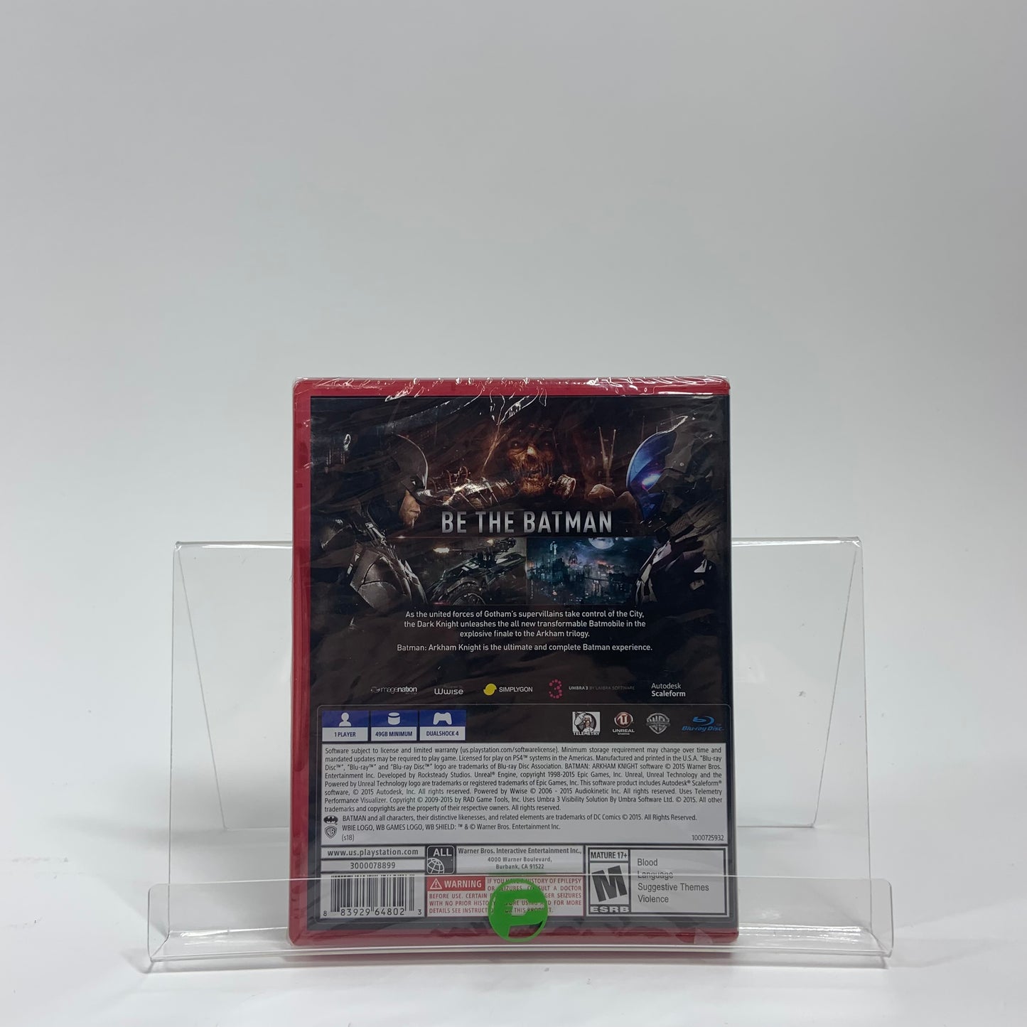 New Batman: Arkham Knight [Playstation Hits] (Sony PlayStation 4 PS4, 2018)