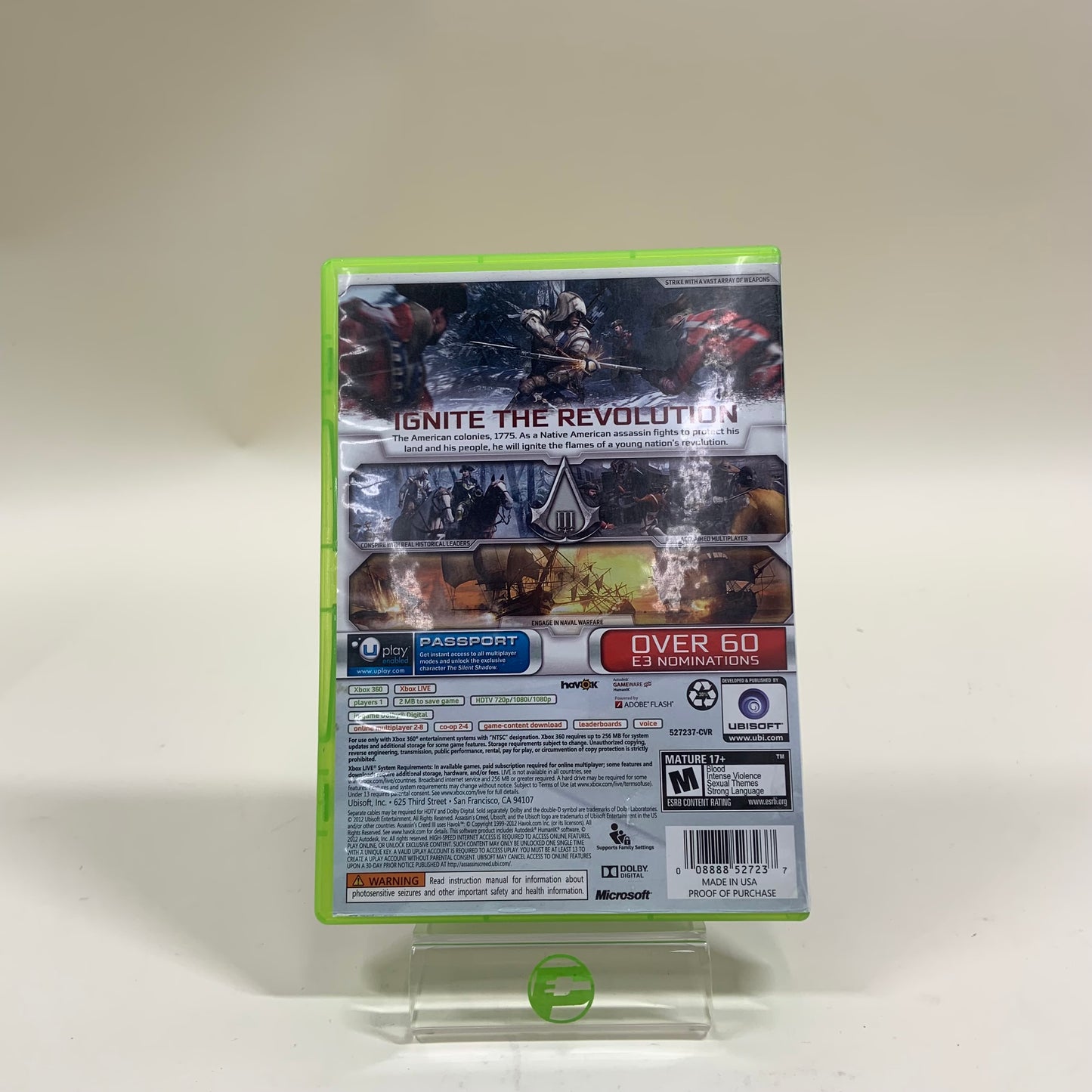 Assassin's Creed III (Microsoft Xbox 360, 2012)