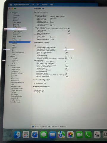 2025 Apple MacBook Air 15" M4 10C GPU 4.5GHz 16GB RAM 256GB SSD A3241