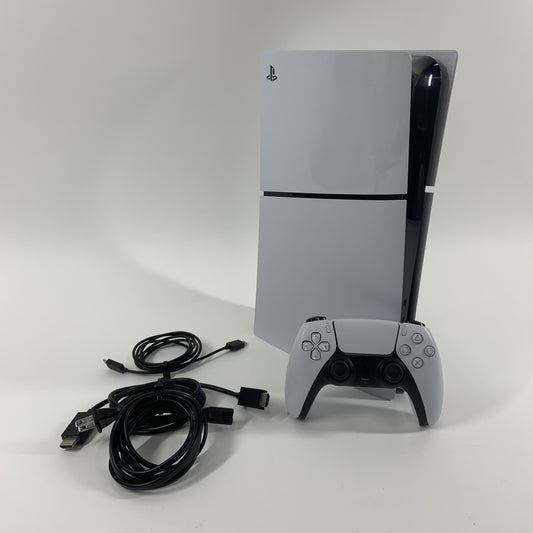Sony PlayStation 5 Slim Digital Edition PS5 1TB White Console Gaming System 
