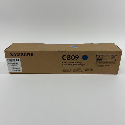 New Samsung C809 CLT-C809/XAA Cyan Toner Cartridge