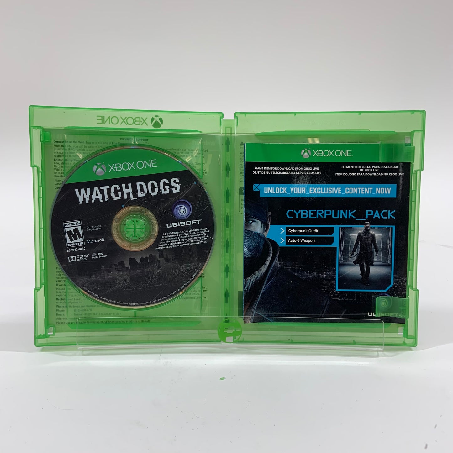 Watch Dogs  (Microsoft Xbox One,  2014)