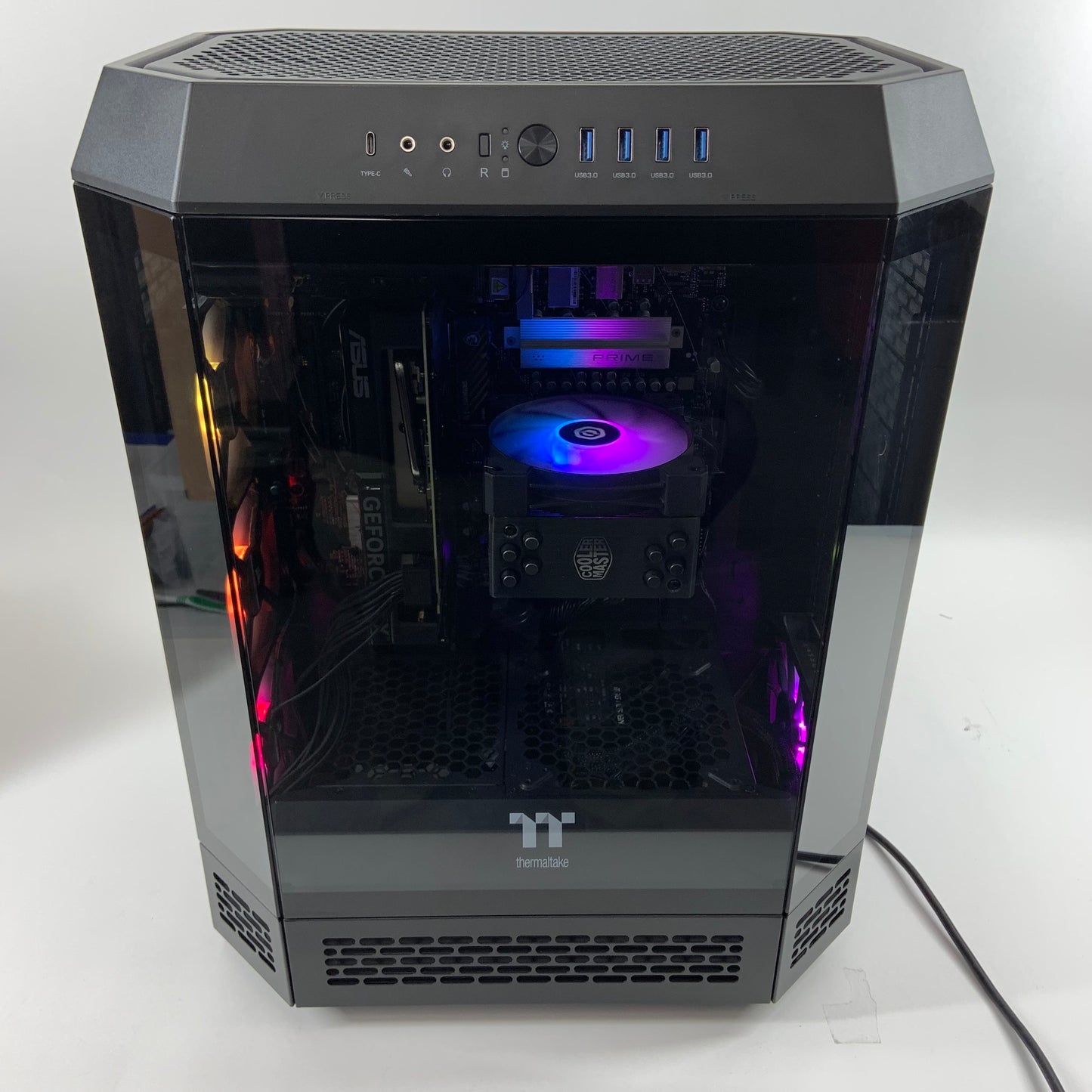 Tower 600 AMD Ryzen 5 9600X 16GB DDR5 2TB Storage RTX 4070 Super 12GB w Stand