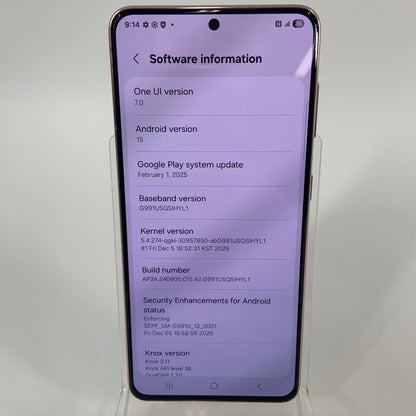 Unlocked Samsung Galaxy S21 5G 8GB RAM 128GB SM-G991U Phantom Violet