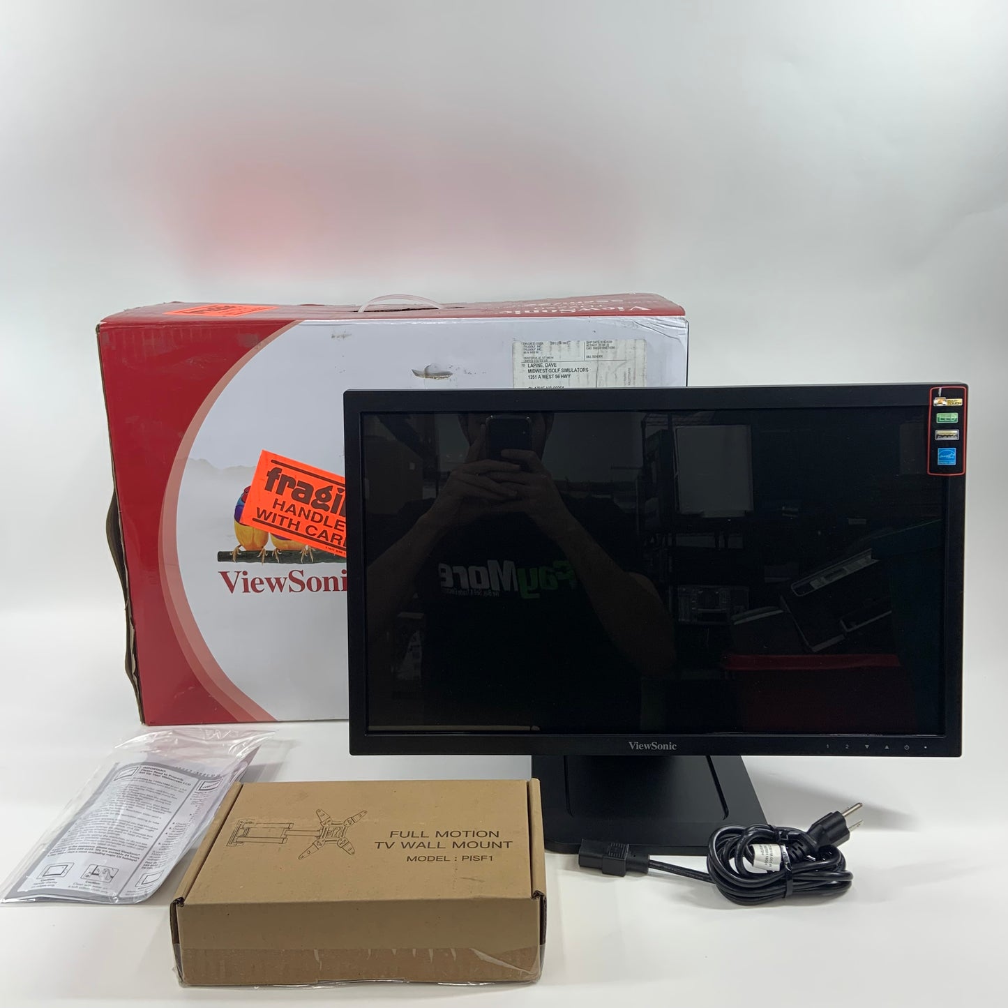 ViewSonic 22" TD2220 FHD Touchscreen LED 60Hz Business Monitor