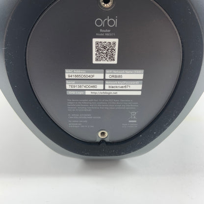NETGEAR Orbi RBE971  Router WiFi 7 Quad Band Mesh Network 10G Internet Black