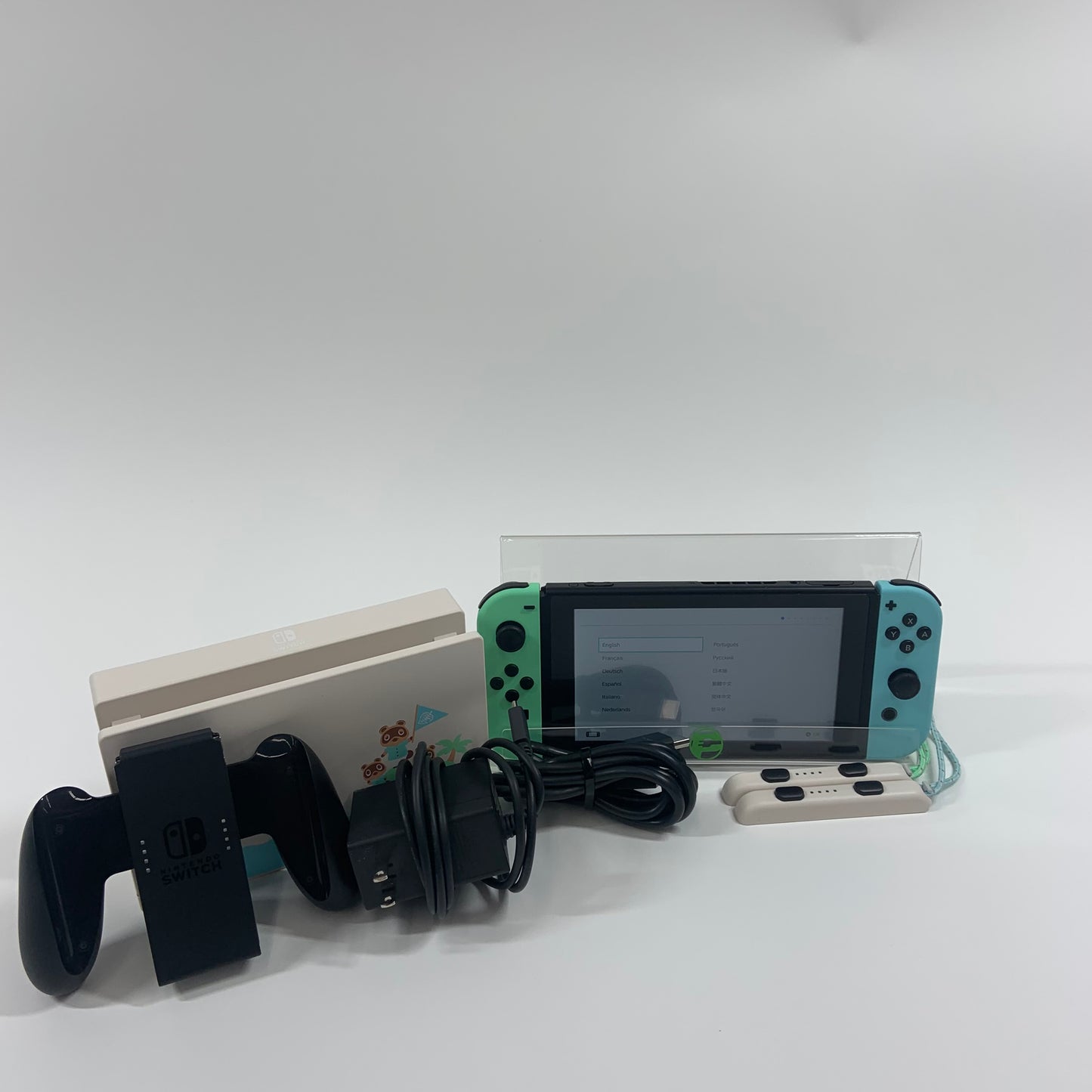 Nintendo Switch v2 Video Game Console HAC-001(-01)  Animal Crossing Edition