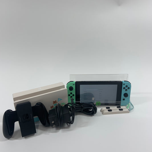Nintendo Switch v2 Video Game Console HAC-001(-01)  Animal Crossing Edition