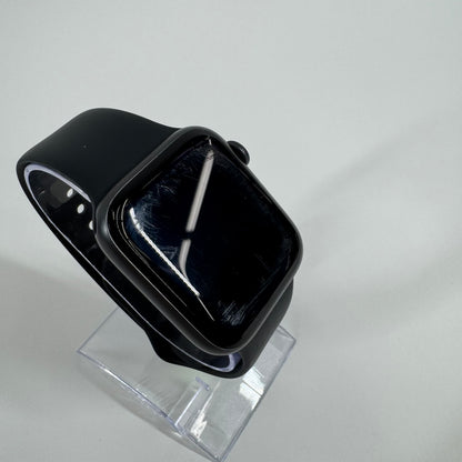 GPS Only Apple Watch Series 6 44MM Space Gray Aluminum Black Sport Band
