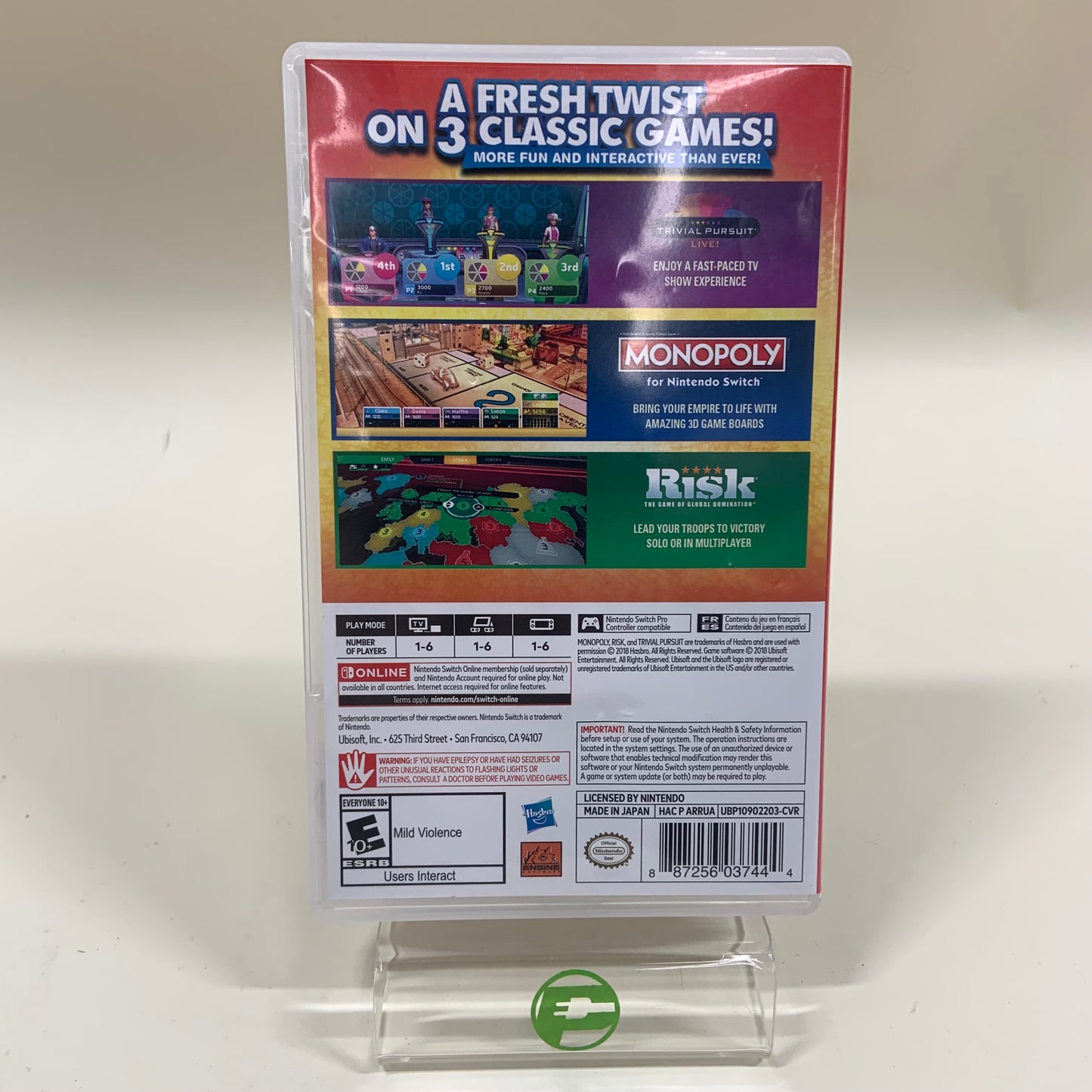 Hasbro Game Night for Nintendo Switch (Nintendo Switch, 2018)