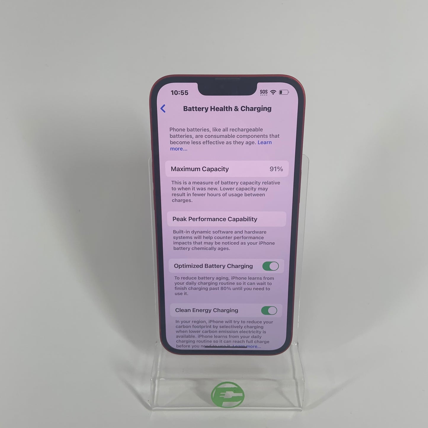 Unlocked Apple iPhone 13 128GB 17.1.1 Red MLMQ3LL/A