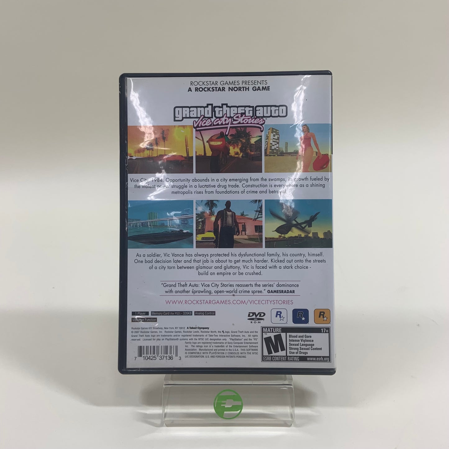 Grand Theft Auto Vice City Stories (Sony PlayStation 2 PS2, 2007)