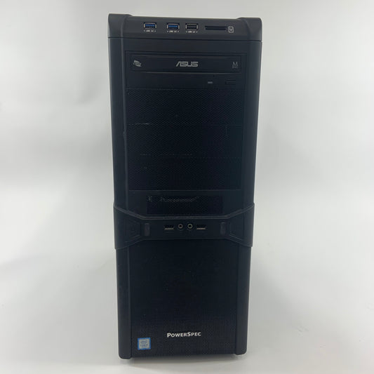 PowerSpec PC i5-7600K 3.80GHz 16GB RAM 1.5TB Storage NVIDIA GeForce GTX 1070