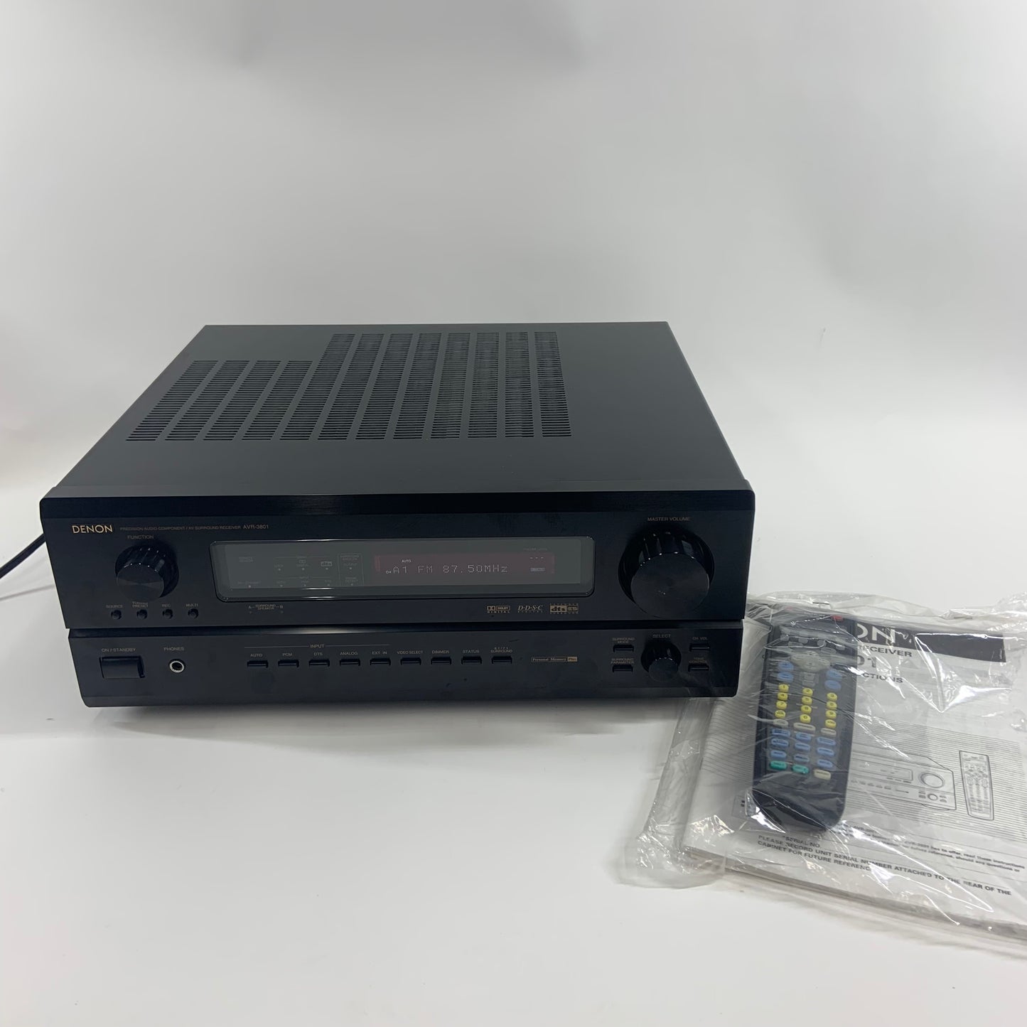 Denon AVR-3801 Precision Audio Component AV Surround Receiver