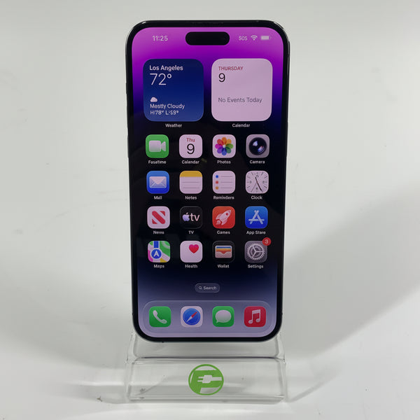 Unlocked Apple iPhone 14 Pro Max 128GB 26.3 Deep Purple MQ8R3LL/A