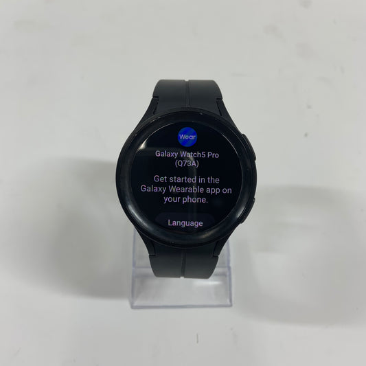WiFi Only Samsung Galaxy Watch5 Pro Aluminum Smartwatch SM-R920