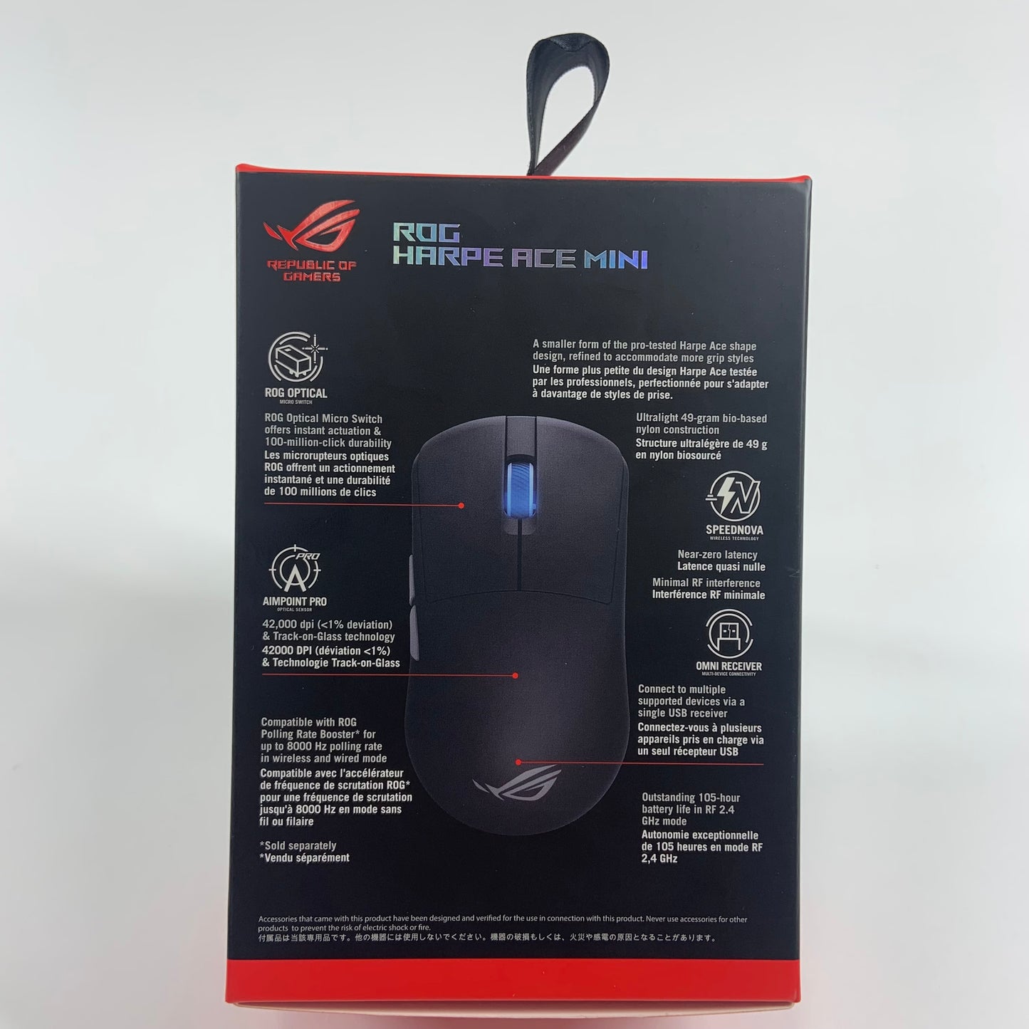New Asus Harpe Ace Mini Black Wireless Bluetooth Mouse P716