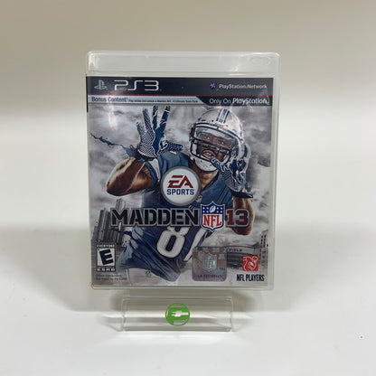 Madden NFL 13 (Sony PlayStation 3 PS3, 2012)