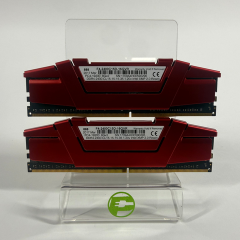 G.Skill Ripjaws V 16GB (2x8GB) RAM DDR4 2400MHz F4-2400C15D-16GVR Memory Kit