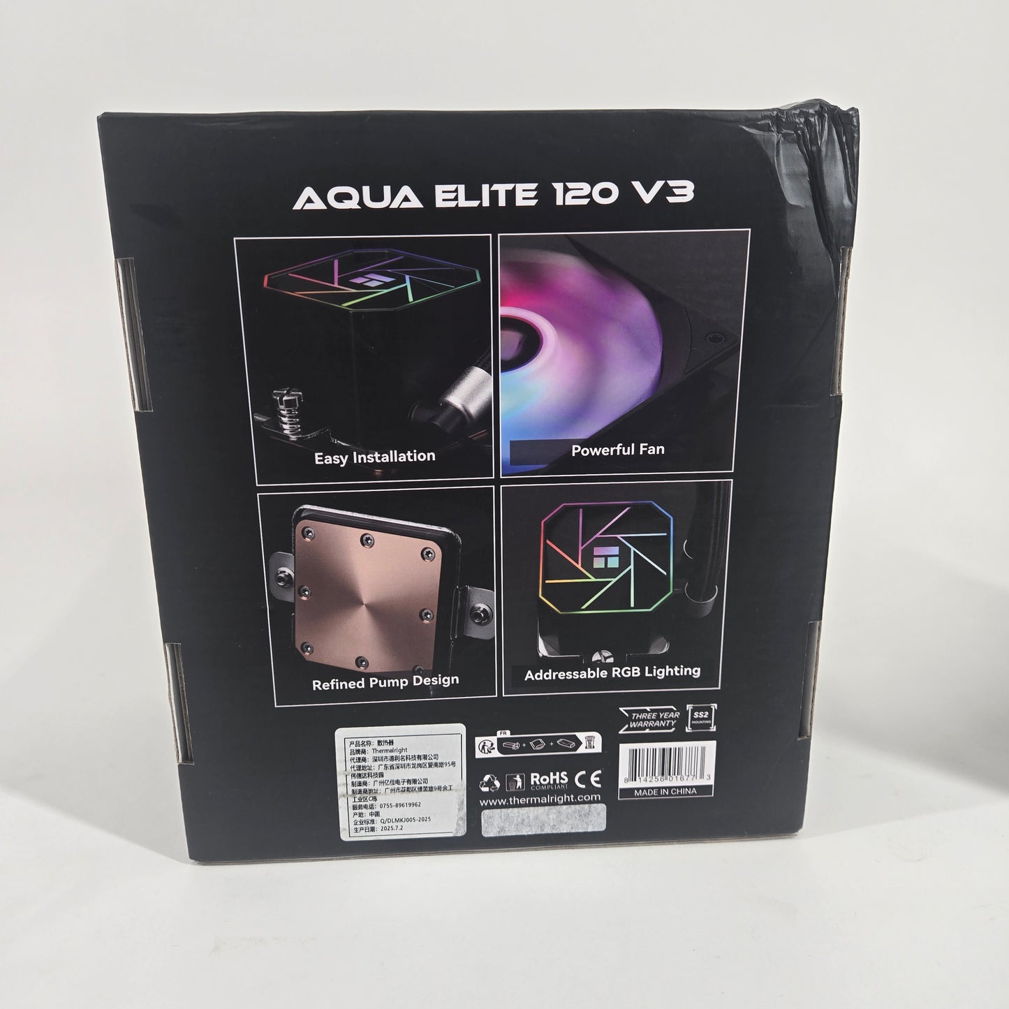 Thermalright Aqua Elite 120 V3 Liquid Cooler TL-C12B-S V2