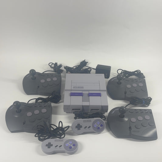 Super Nintendo Entertainment System SNES Console Gaming System SNS-001 Gray