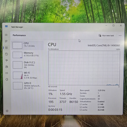 LIAN LI G480 i9-14900KF 3.20GHz 64GB RAM 2TB SSD Gigabyte GeForce GTX 5080