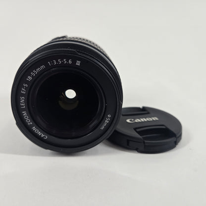 Canon EOS Rebel T100 18.0MP Digital SLR DSLR Camera with Canon EFS 18-55mm