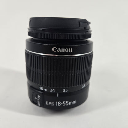 Canon EOS Rebel T100 18.0MP Digital SLR DSLR Camera with Canon EFS 18-55mm