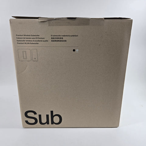 Sonos Sub Gen 3 Wireless Subwoofer White Sonos Soundbar Bundle