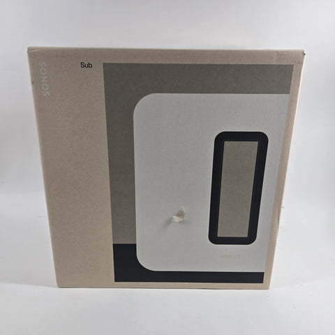 Sonos Sub Gen 3 Wireless Subwoofer White Sonos Soundbar Bundle