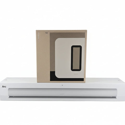 Sonos Sub Gen 3 Wireless Subwoofer White Sonos Soundbar Bundle