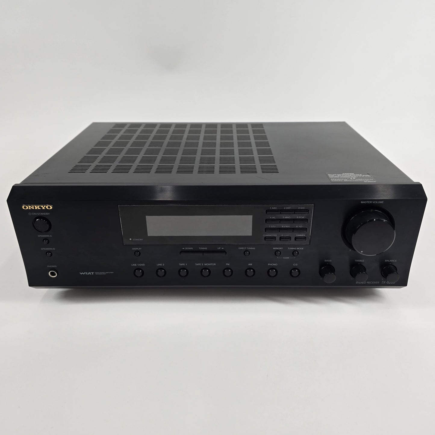 Onkyo TX-8255 100W 50 Watts 2 Channel Stereo Receiver AMPG1US1BLK