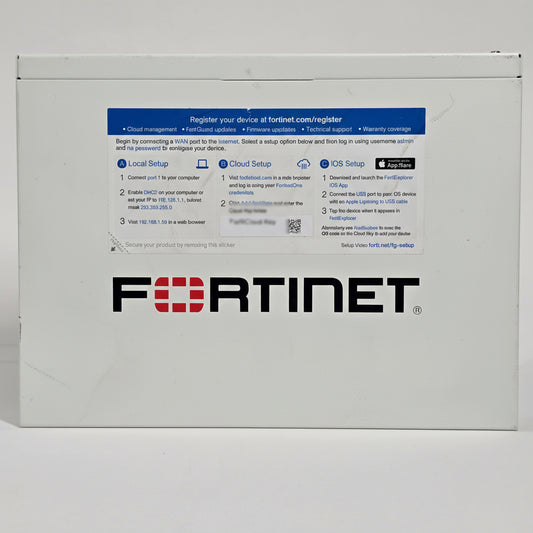 Fortinet FortiGate 60F Network Security Appliance  FG-60F